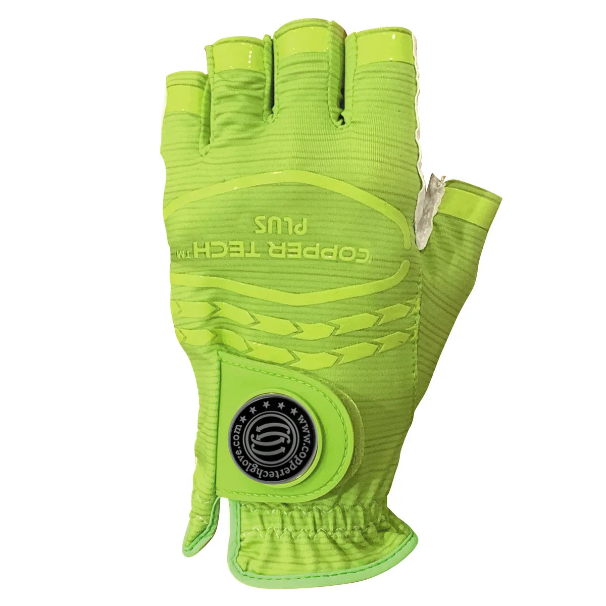 Copper Tech Women's Half Golf Glove, 2-pack