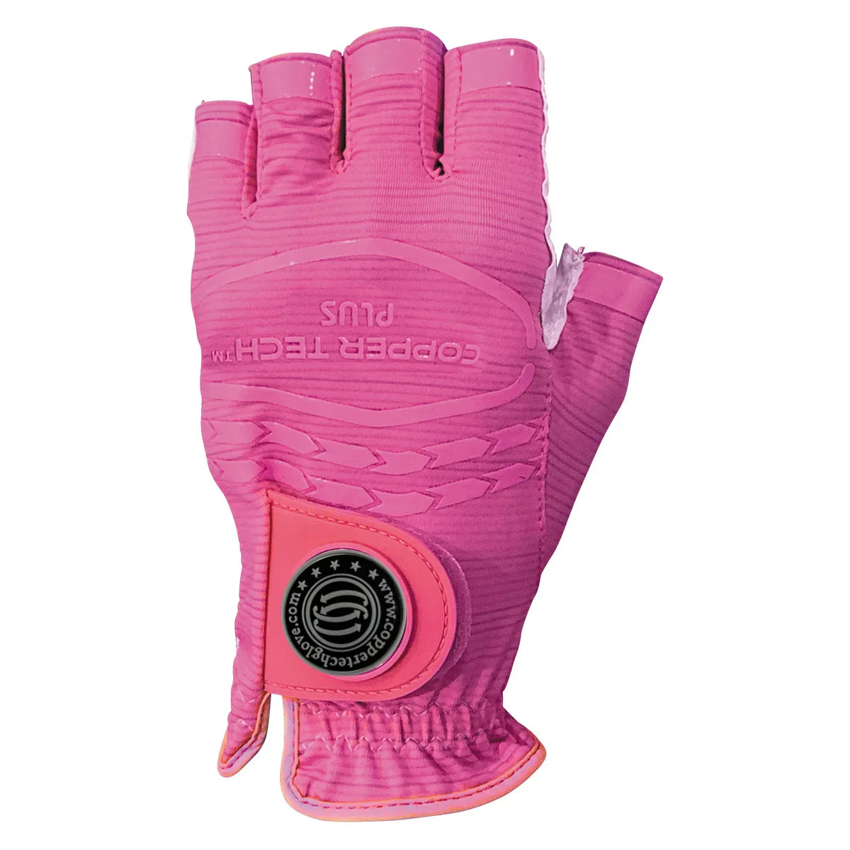 Copper Tech Women's Half Golf Glove, 2-pack