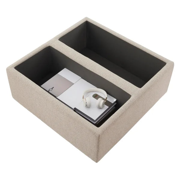 Aiden & Ivy Fabric Storage Ottoman