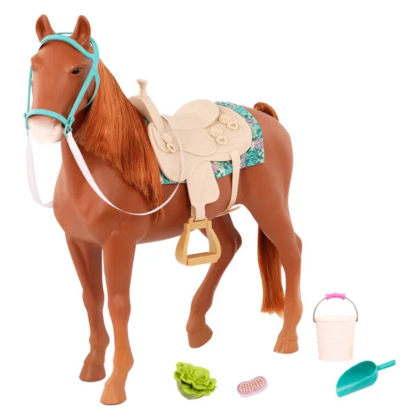Our Generation 18-inch Doll and Horse Set - Victoria and Saddlebred Horse