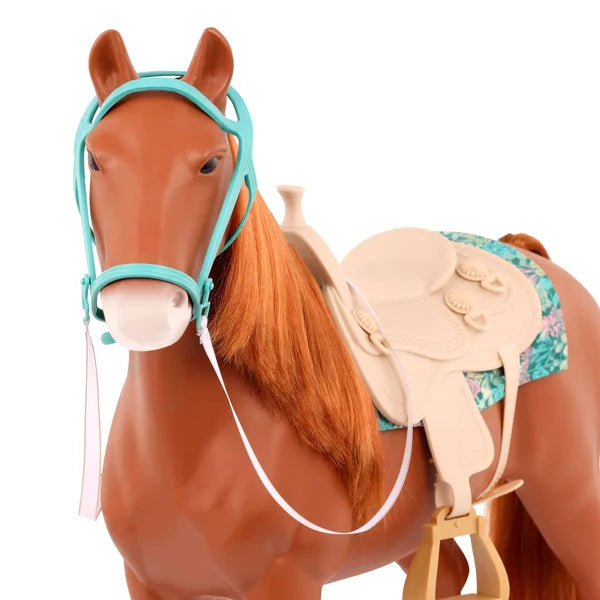 Our Generation 18-inch Doll and Horse Set - Victoria and Saddlebred Horse