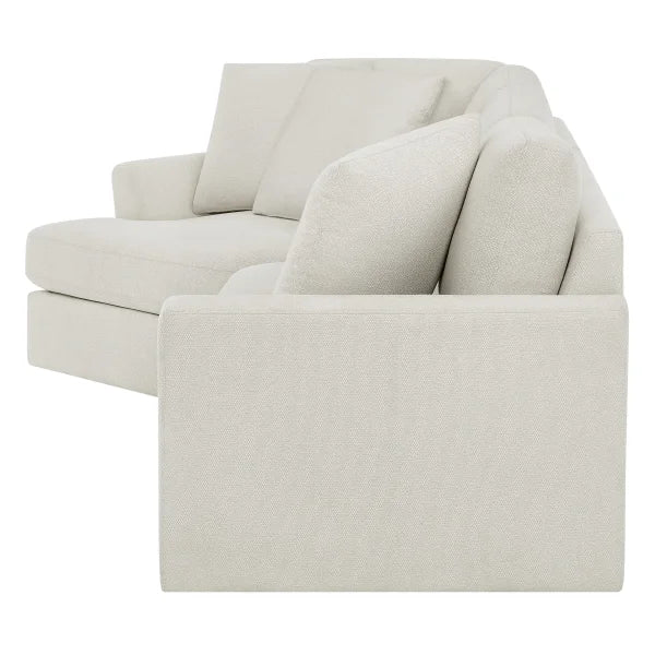 Thomasville 2-piece Fabric Sofa With Wedge Seat and Storage