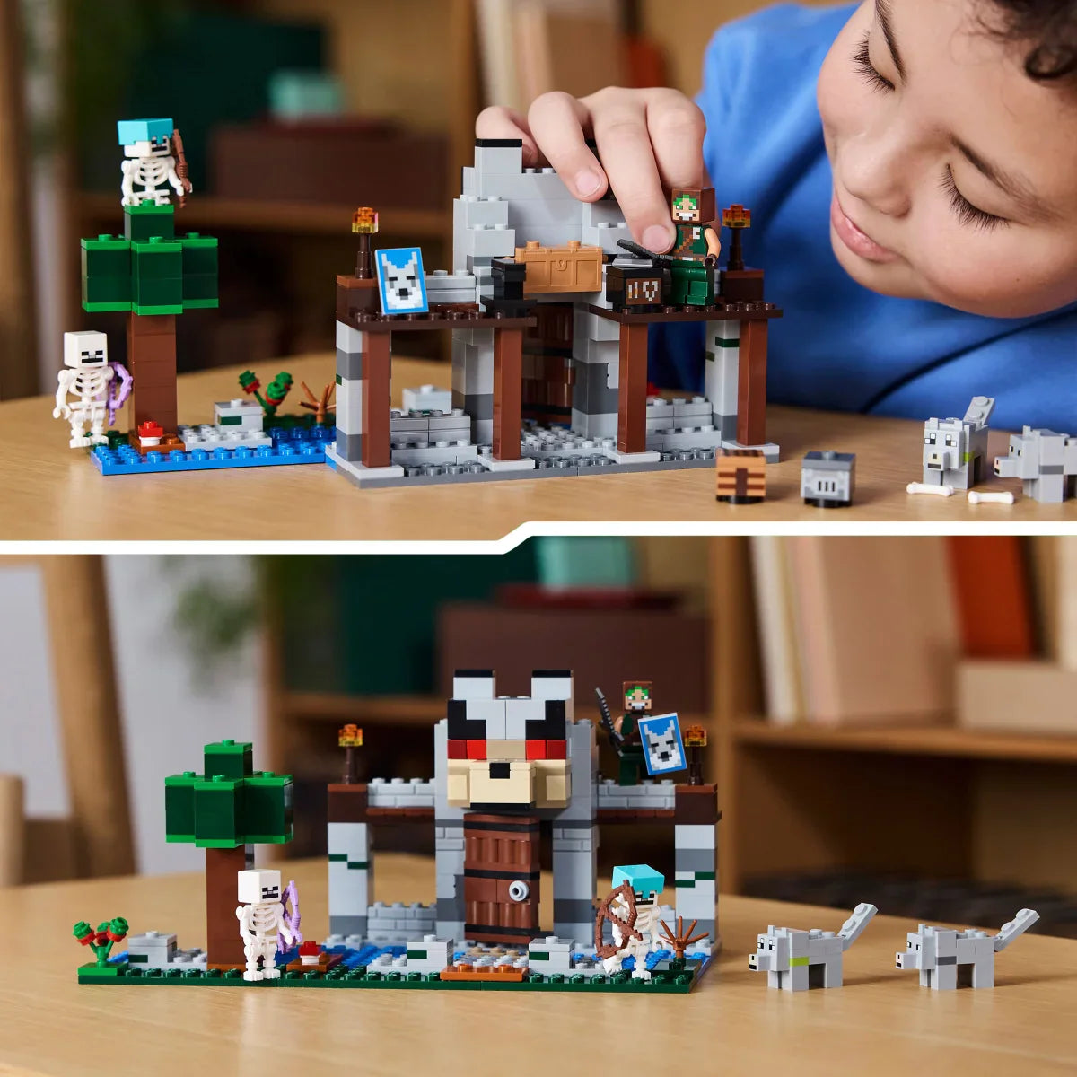 LEGO Minecraft The Wolf Stronghold Fortress Playset Video Game Toy