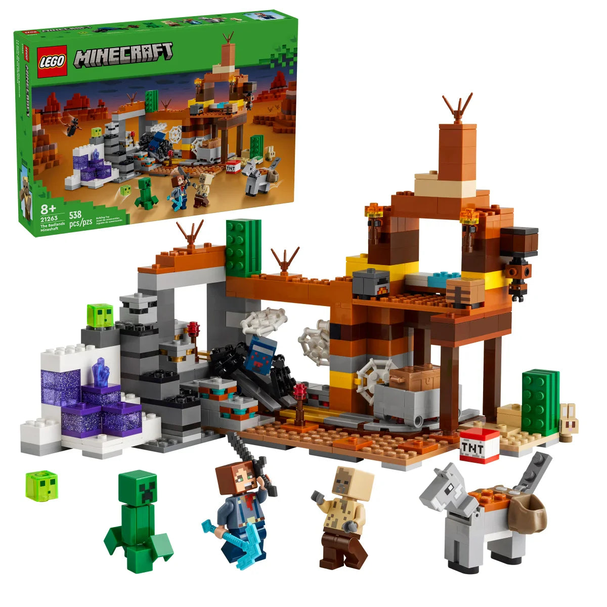 LEGO Minecraft The Badlands Mineshaft Video Game Toy
