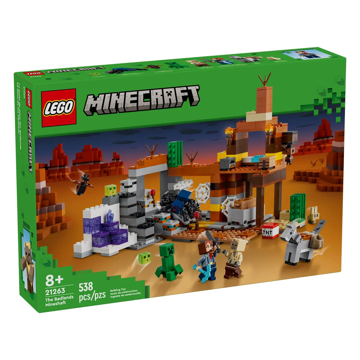 LEGO Minecraft The Badlands Mineshaft Video Game Toy
