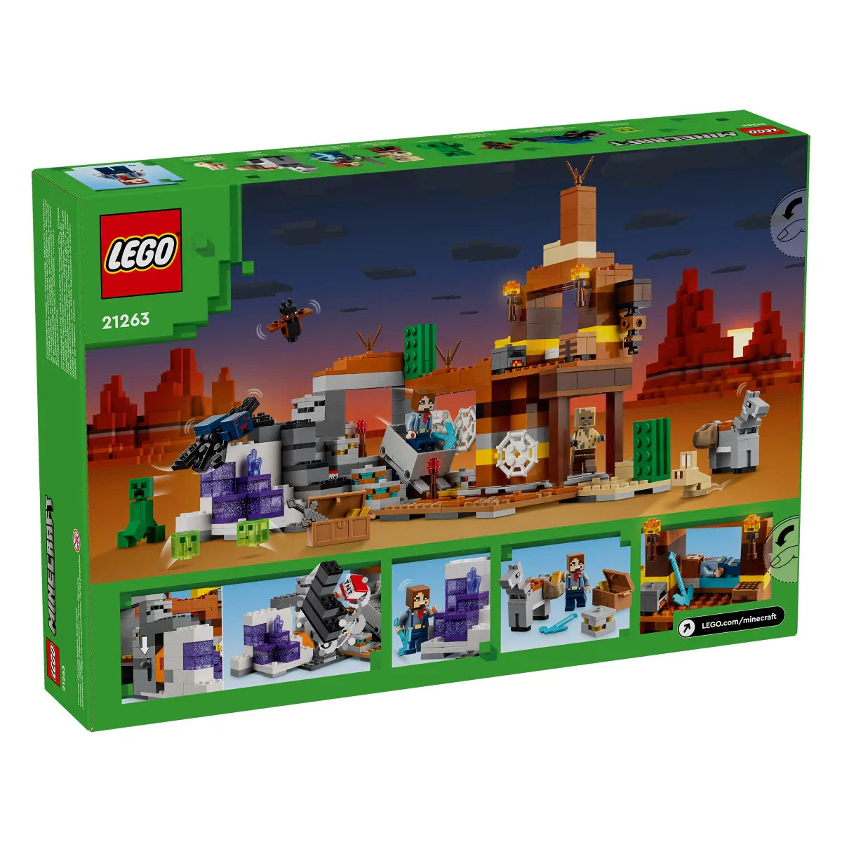 LEGO Minecraft The Badlands Mineshaft Video Game Toy