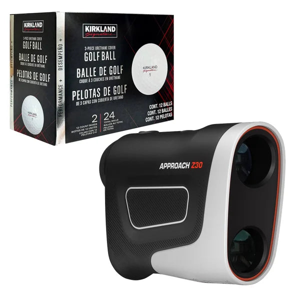 Garmin Approach Z30 Golf Laser Range Finder with 24 Golf Balls