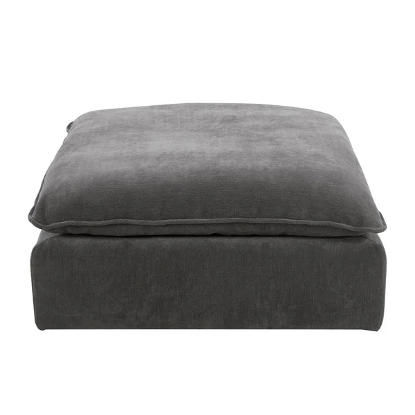 Aiden & Ivy 6-piece Fabric Sectional, Dark Grey