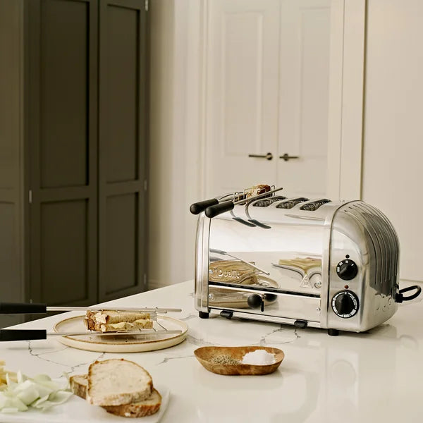 Dualit 4 Slice Polished Toaster with Cage