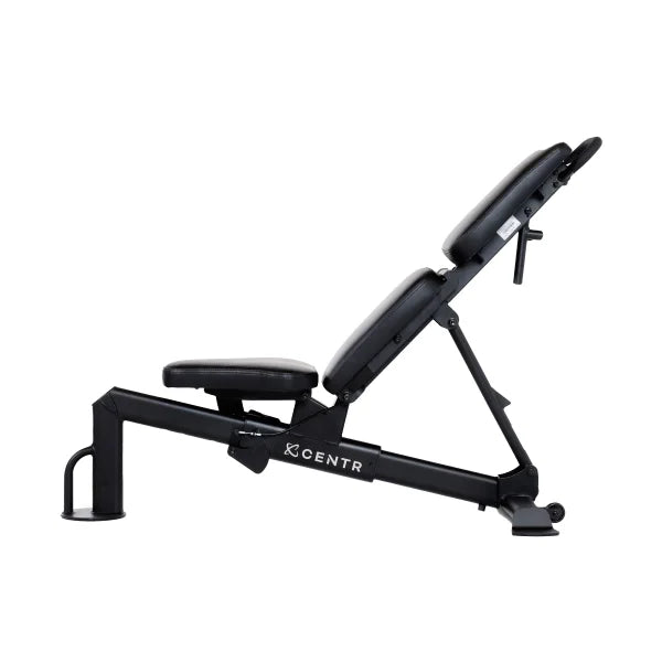 Centr Multi-Adjustable Flat, Incline, Decline Workout Bench with 12-months Centr Membership