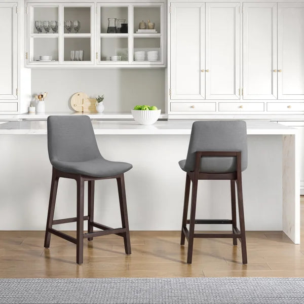 Aiden & Ivy Fabric Counter Stool, 2-pack