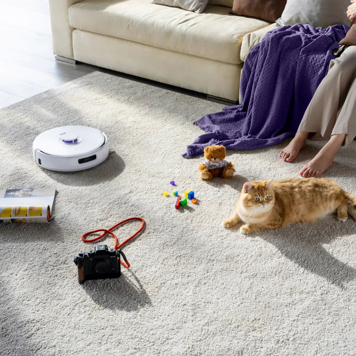 Narwal FREO Z Ultra Robot Vacuum and Mop With Accessory Pack Bundle, Silver