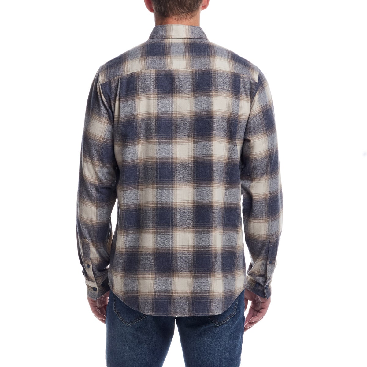Weatherproof Vintage Men's Flannel Shirt - Blue