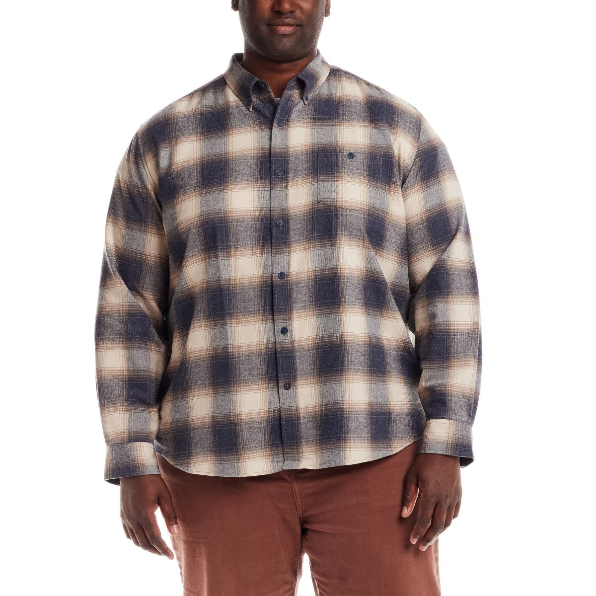 Weatherproof Vintage Men's Flannel Shirt - Blue