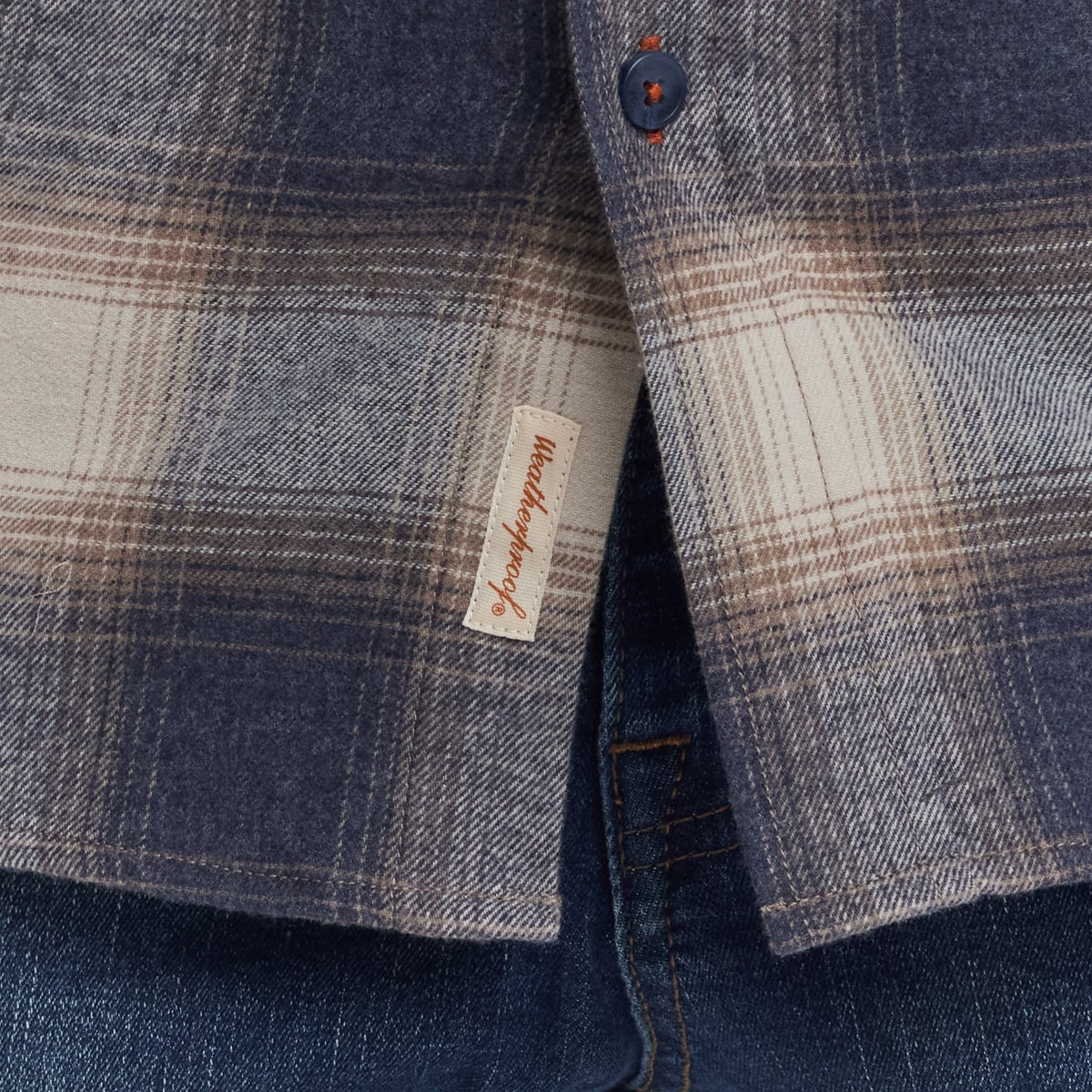 Weatherproof Vintage Men's Flannel Shirt - Blue