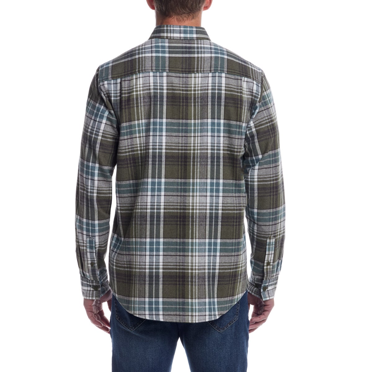 Weatherproof Vintage Men's Flannel Shirt - Green