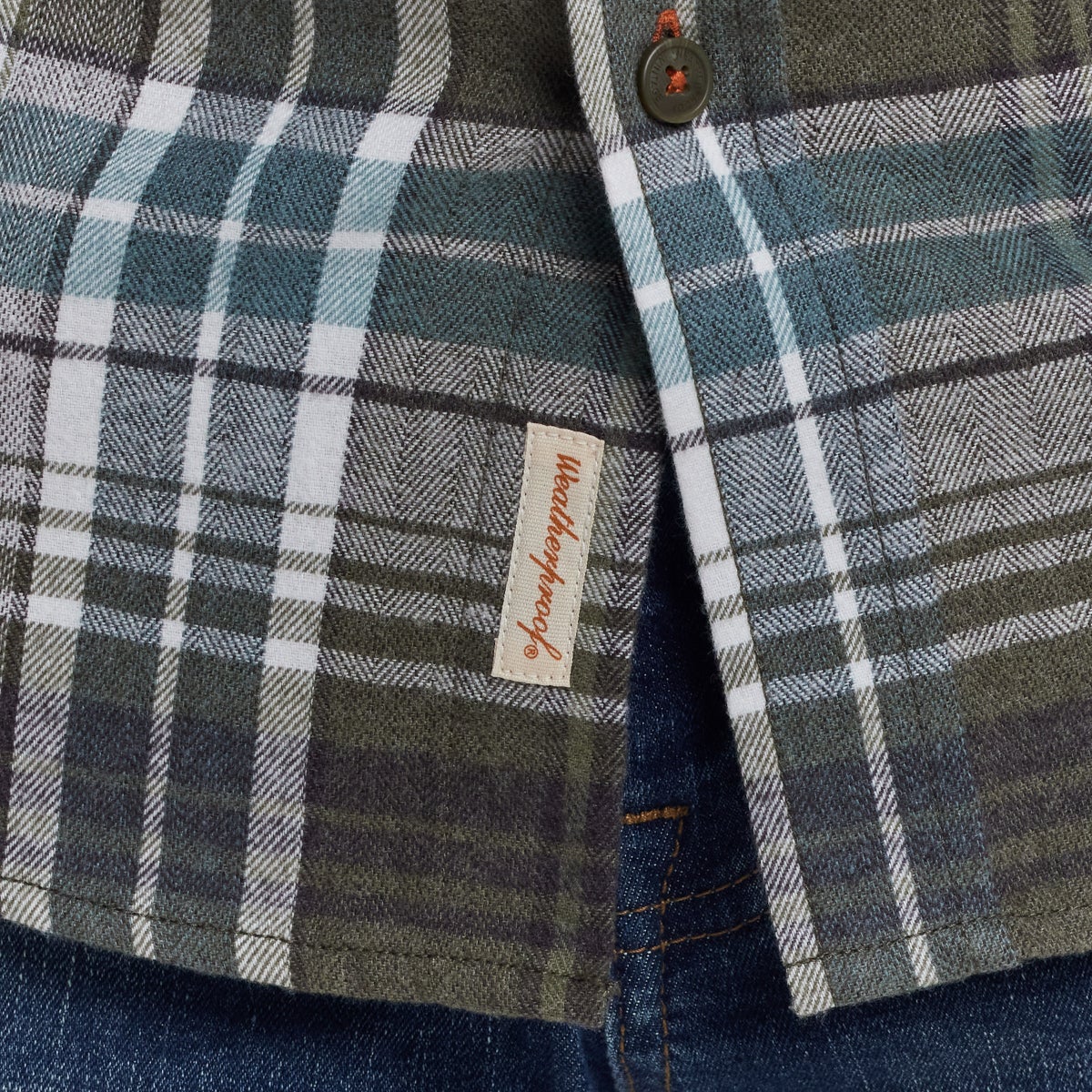 Weatherproof Vintage Men's Flannel Shirt - Green