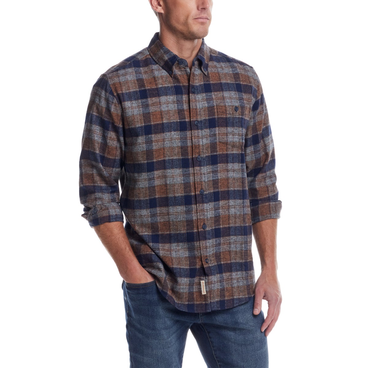 Weatherproof Vintage Men's Flannel Shirt - Multi