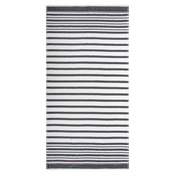 Textured Stripe Bath Sheets, 2-pack