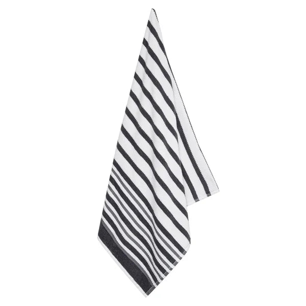 Textured Stripe Bath Sheets, 2-pack