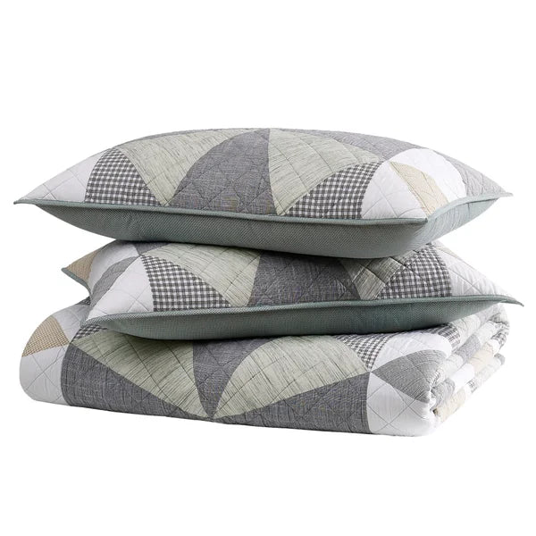 Origami Patchwork Quilt Set, 3-piece