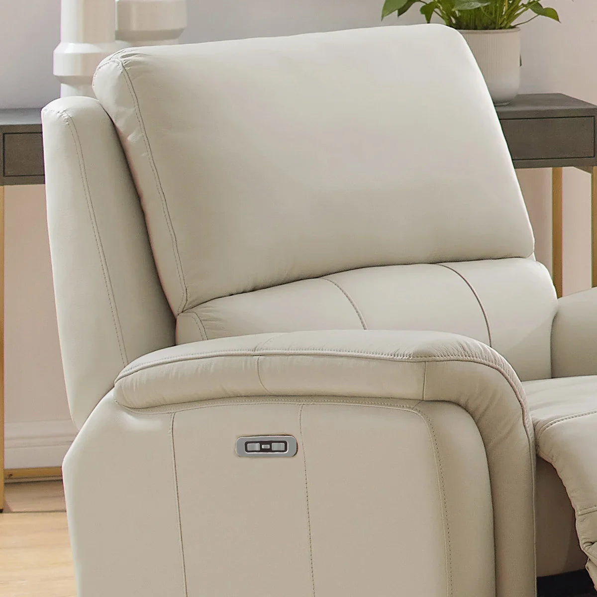 Prospera Home Marner Top grain Leather Power Reclining Chair