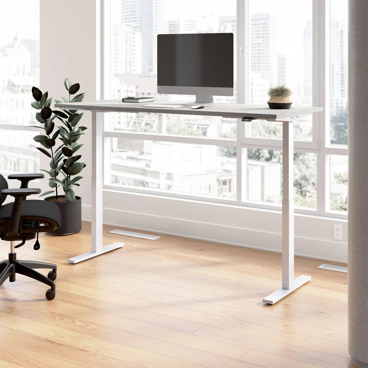 Office Pro Amplify 180.3 cm x 74.7 cm (71 in. x 29.4 in.) Height Adjustable Desk
