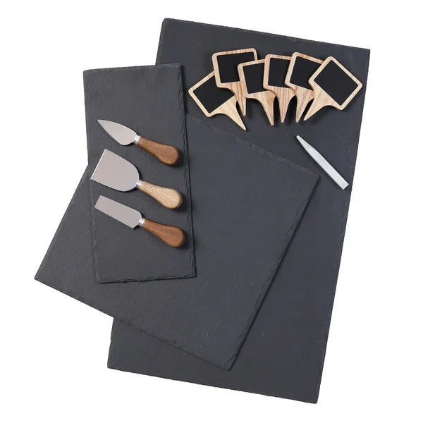 BirdRock Home Slate Charcuterie Serving Set, 13-piece