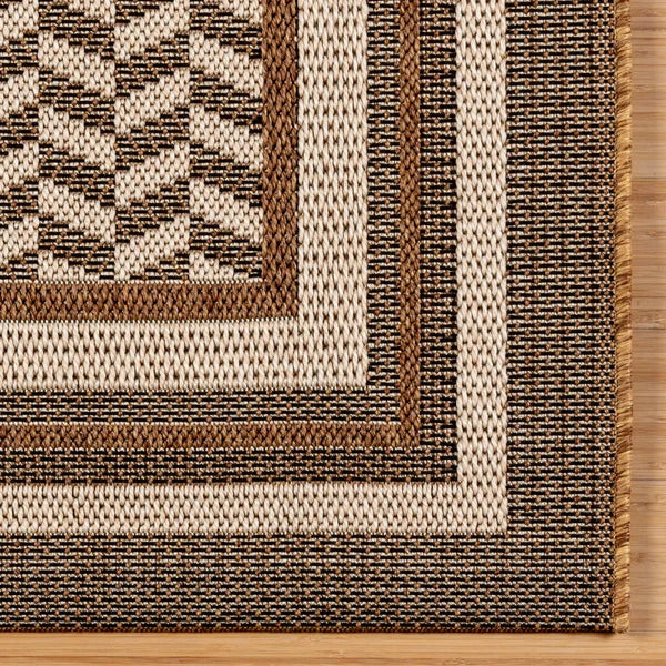Gertmenian Toscana Collection Raiden Sand Outdoor Area Rug