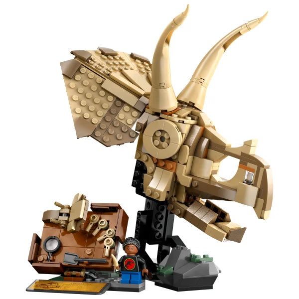 LEGO Jurassic World Dinosaur Fossils Triceratops Skull Building Toy 76969