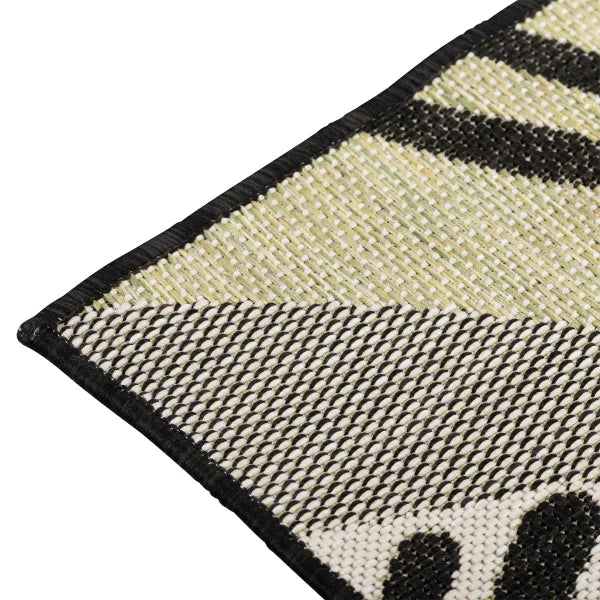 Viana Carnival Collection Leaf Indoor/Outdoor Area Rug