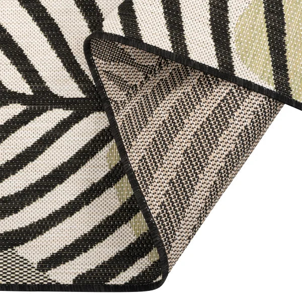 Viana Carnival Collection Leaf Indoor/Outdoor Area Rug