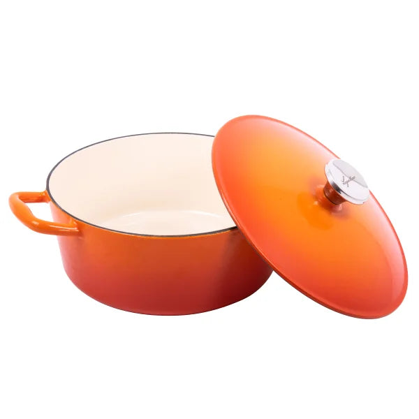 Lagostina Tuscan Collection - Sienna Enameled Cast Iron Casserole, 5.7 L (6 qt.)
