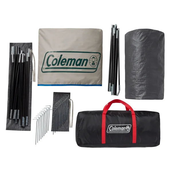 Coleman 6-Person Cabin Camping Tent with Enclosed Weatherproof Screenroom