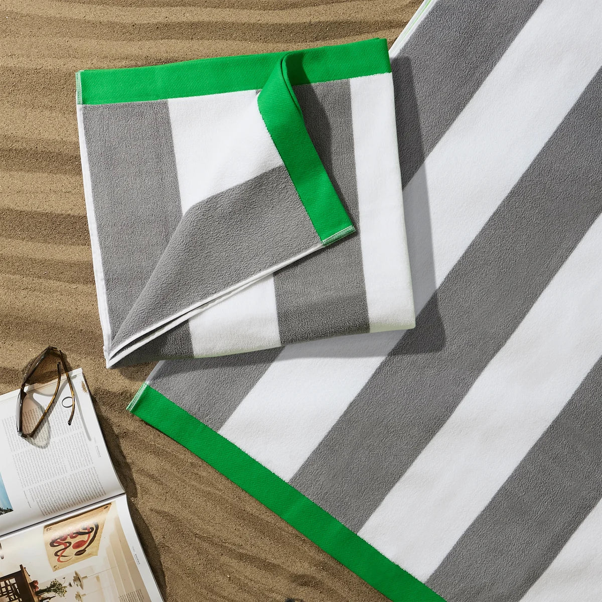Home Inspiration Cabana Beach Towel, 2-pack