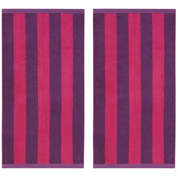 Home Inspiration Cabana Beach Towel, 2-pack