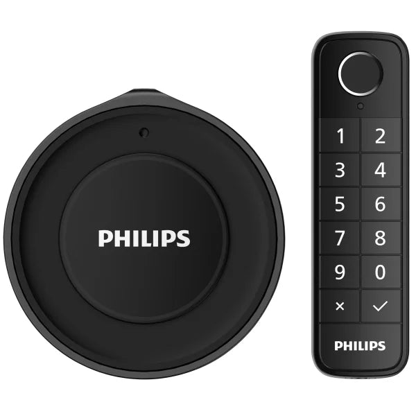 Retrofit Door Lock with Wireless Keypad and Fingerprint Reader Combo
