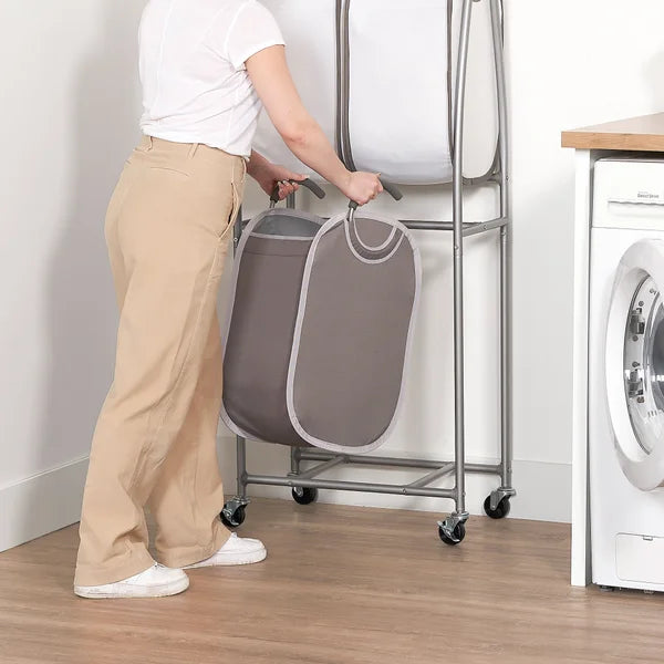 Neatfreak 2-Tier Rolling Quad Laundry Sorter