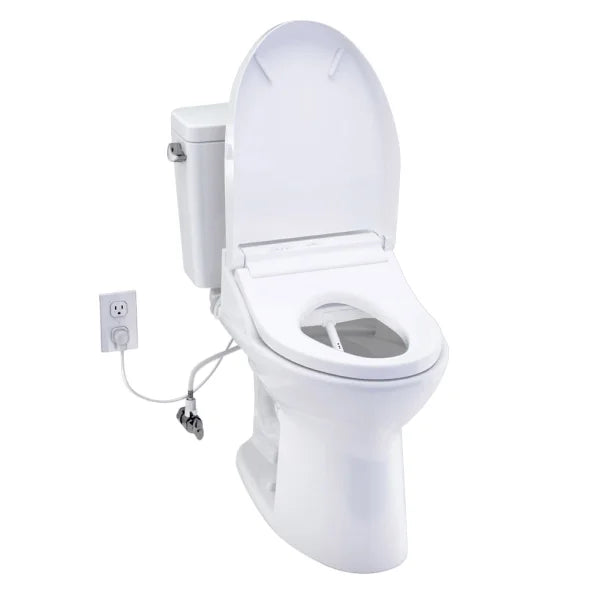 TOTO Drake 2-piece Elongated Toilet with C5 Washlet Bidet Seat