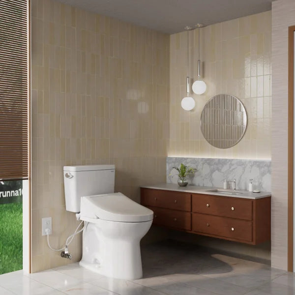 TOTO Drake 2-piece Elongated Toilet with C5 Washlet Bidet Seat