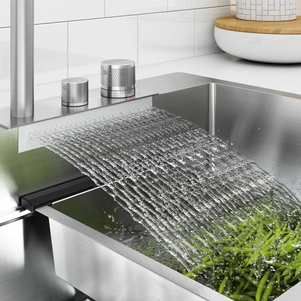 Artika NeoFlow Stainless Steel Single Bowl Kitchen Sink Workstation