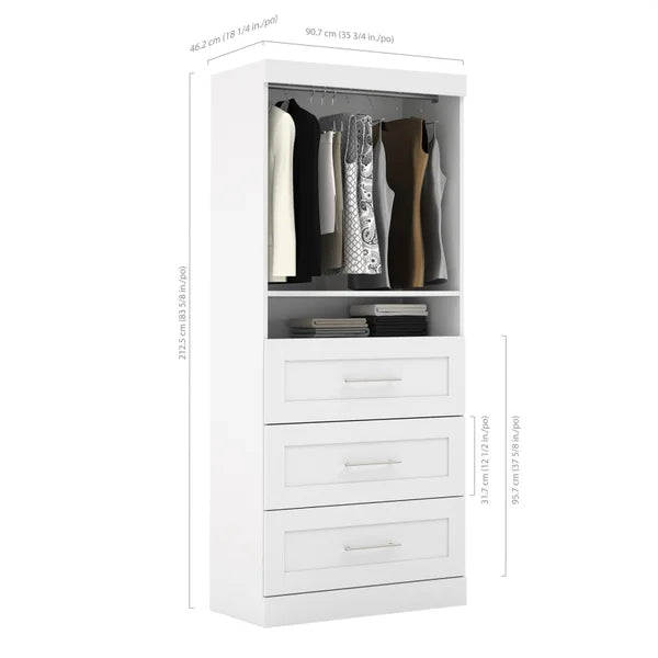 Bestar Boutique Elite Closet
