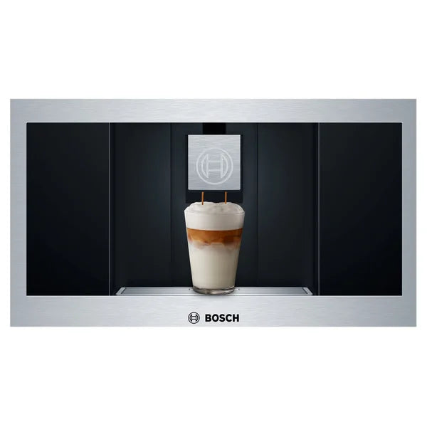 Bosch 800 Series 24 in. Stainless Steel Electric Built-in Coffee Machine with Home Connect