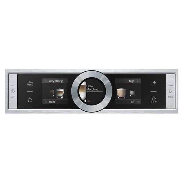 Bosch 800 Series 24 in. Stainless Steel Electric Built-in Coffee Machine with Home Connect