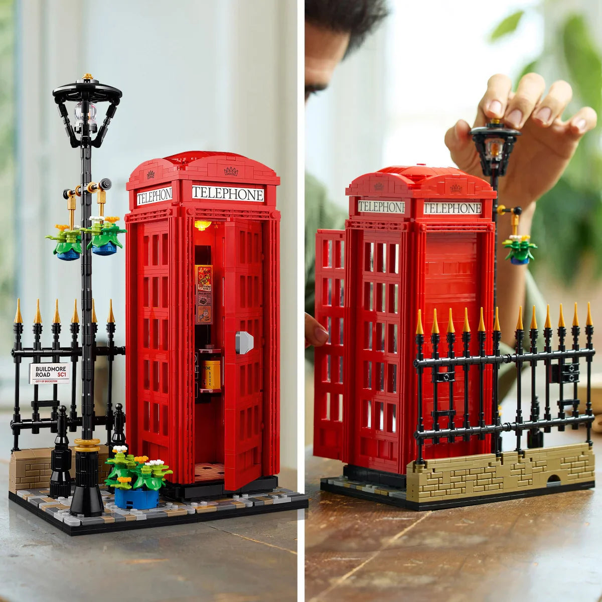 LEGO Ideas Red London Telephone Box with Bonus LEGO Architecture London