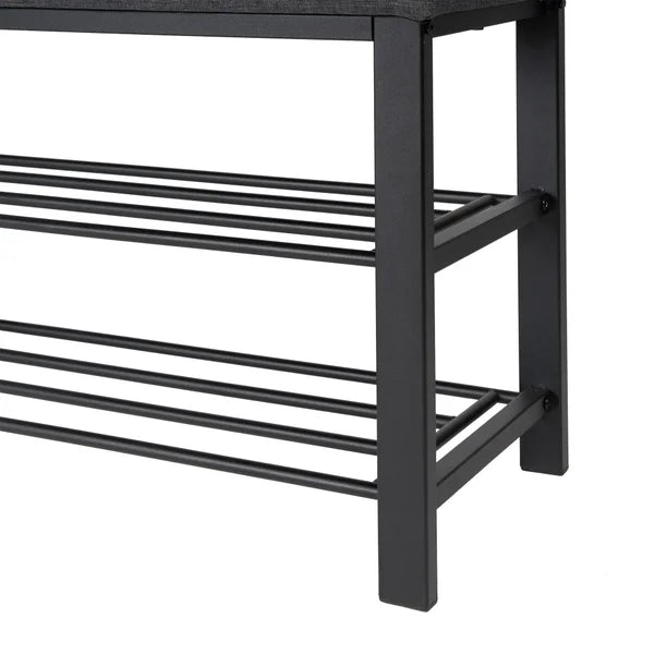 Neatfreak Fabric Upholstered Shoe Storage Bench