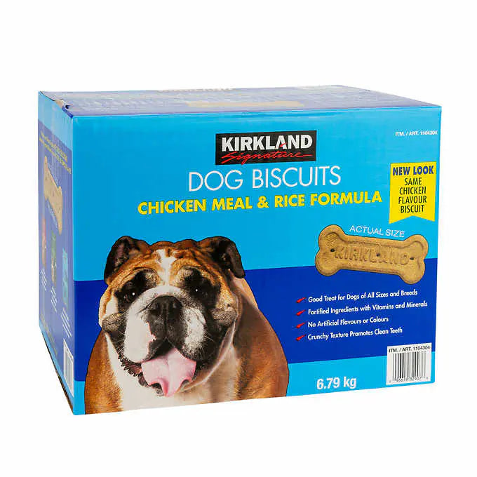 Kirkland Signature Chicken Meal & Rice Formula Dog Biscuits