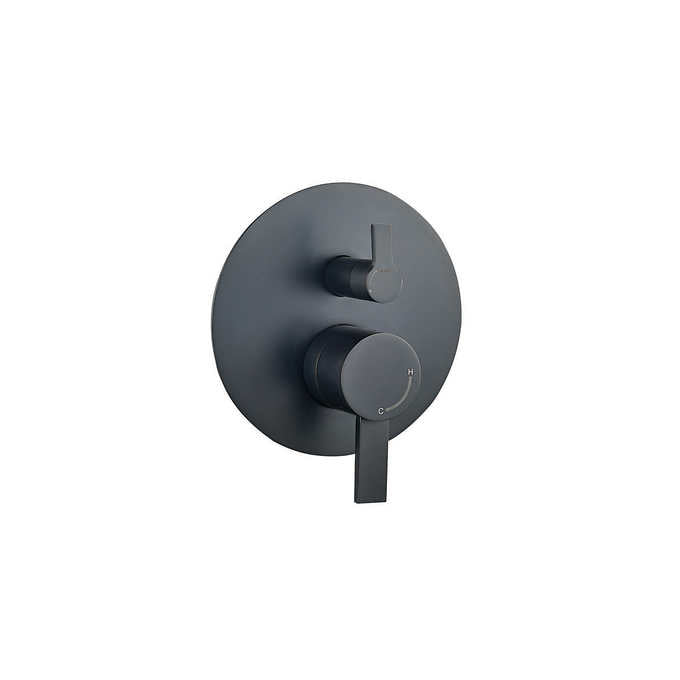 Akuaplus Elite Pressure Balance Shower Post with Rainfall Shower Head