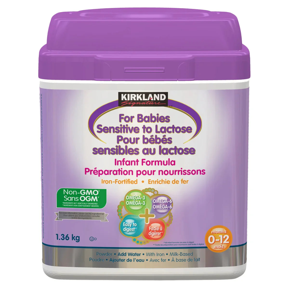 Infant Formula For Babies Sensitive to Lactose, 1.36 kg