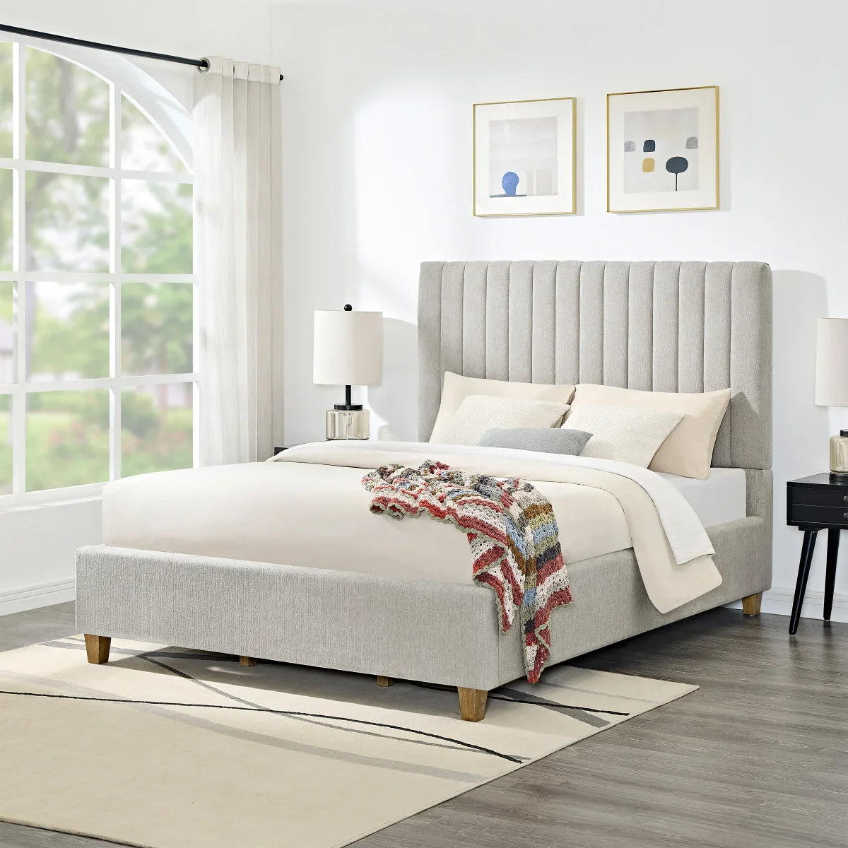 Thomasville Fabric Upholstered Queen Bed